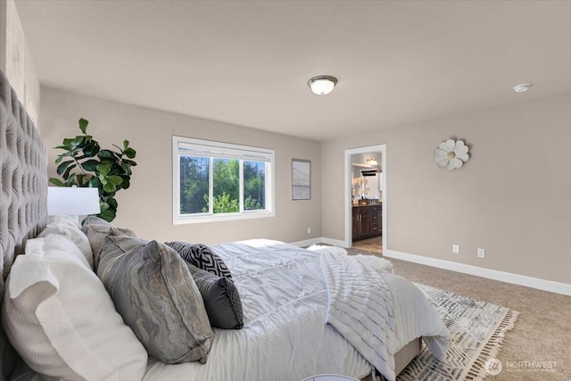 17518 39th Ave SE, Bothell, WA 98012 - carpeted bedroom with baseboards and ensuite bathroom
