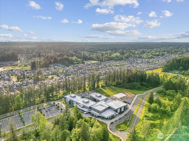 17518 39th Ave SE, Bothell, WA 98012 - aerial overview of property's location with a forest