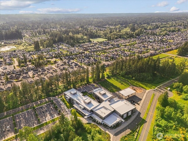 17518 39th Ave SE, Bothell, WA 98012 - aerial view of property's location featuring nearby suburban area and a forest