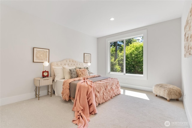 14511 SE 21st Pl, Bellevue, WA 98007 - carpeted bedroom featuring recessed lighting and baseboards