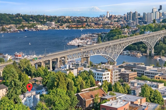 3609 Linden Ave N, Seattle, WA 98103 - view of urban area featuring a notable bridge and a nearby body of water