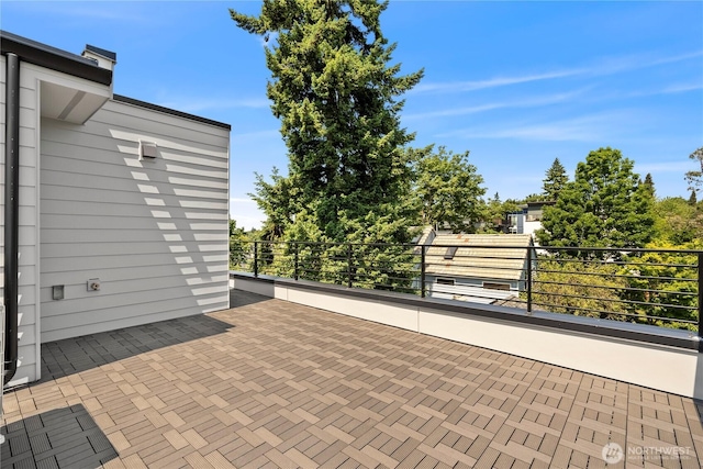 3609 Linden Ave N, Seattle, WA 98103 - view of patio / terrace featuring a balcony