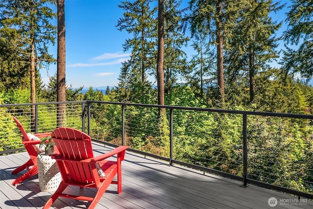 4906 157th Ave SE, Bellevue, WA 98006 - view of deck