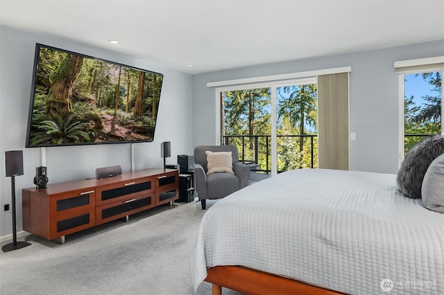 4906 157th Ave SE, Bellevue, WA 98006 - bedroom with carpet floors and recessed lighting