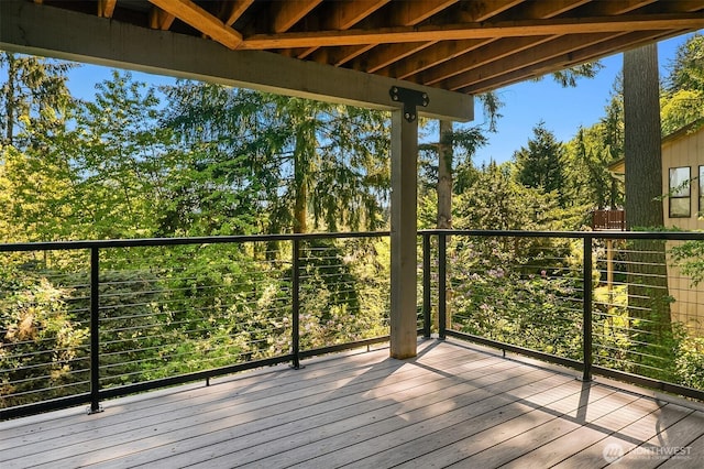 4906 157th Ave SE, Bellevue, WA 98006 - view of wooden deck