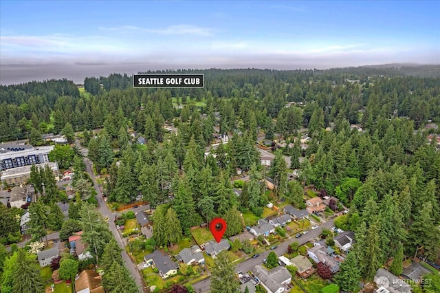 14817 Fremont Ave N, Shoreline, WA 98133 - view of property location with a heavily wooded area