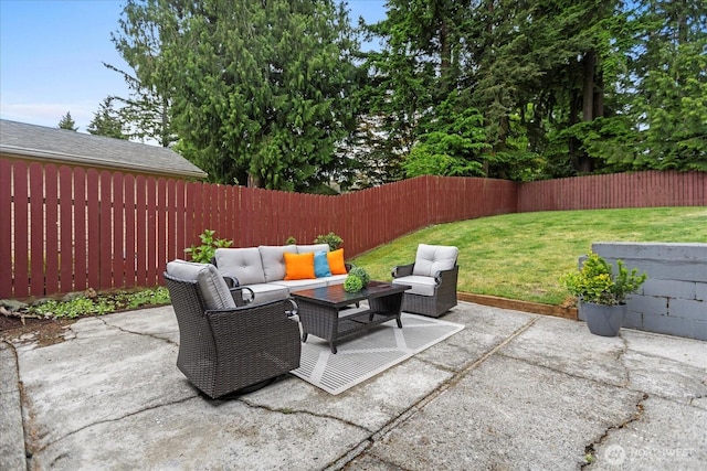 14817 Fremont Ave N, Shoreline, WA 98133 - view of patio with outdoor lounge area