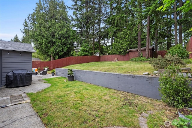 14817 Fremont Ave N, Shoreline, WA 98133 - view of yard with a patio