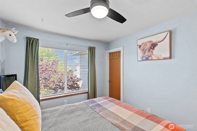 10096 Terra Glenn St SE, Yelm, WA 98597 - bedroom featuring a ceiling fan