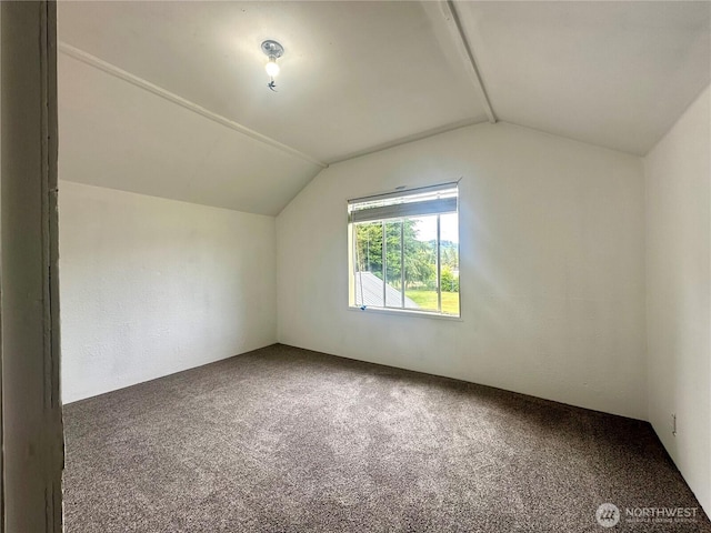 381 Trillium Ave, Forks, WA 98331 - additional living space featuring vaulted ceiling and carpet floors