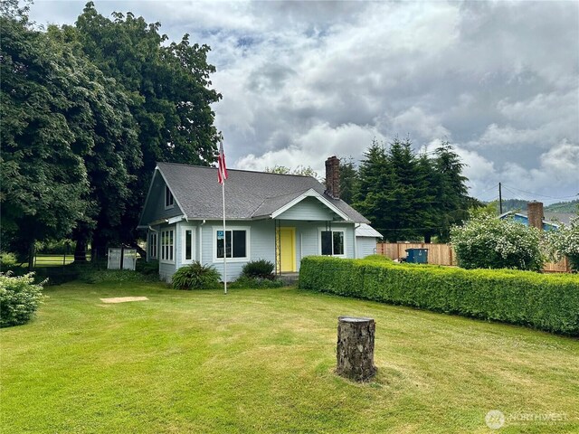 381 Trillium Ave, Forks, WA 98331 - view of front of home featuring a chimney