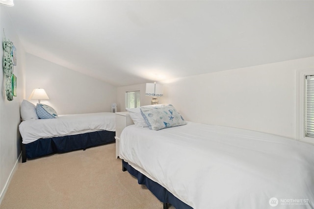 9451 E State Route 106, Union, WA 98592 - carpeted bedroom with vaulted ceiling and baseboards