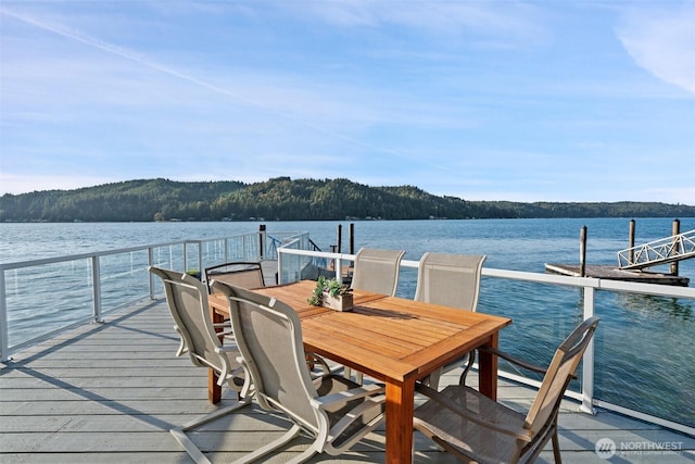 9451 E State Route 106, Union, WA 98592 - dock area featuring a water view and a wooded view