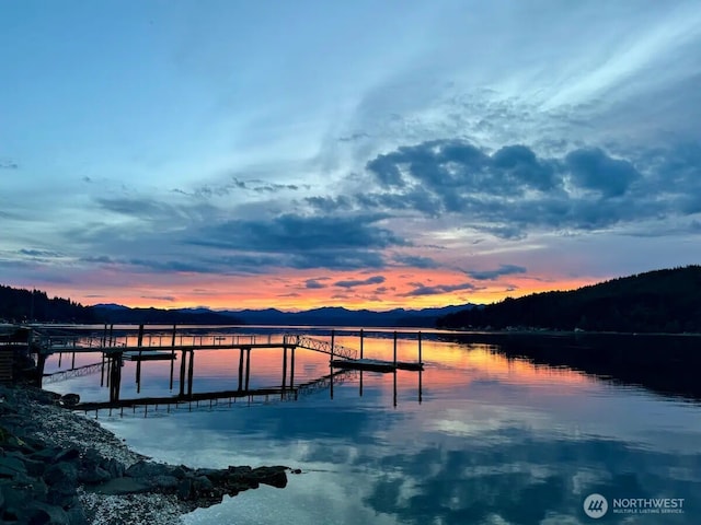 9451 E State Route 106, Union, WA 98592 - dock with a water and mountain view