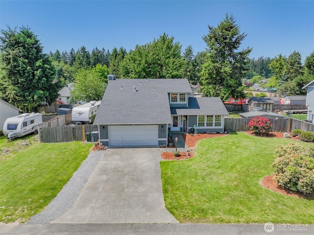 11420 232nd Avenue Ct E, Buckley, WA 98321 - view of front of home with asphalt driveway, roof with shingles, and a garage