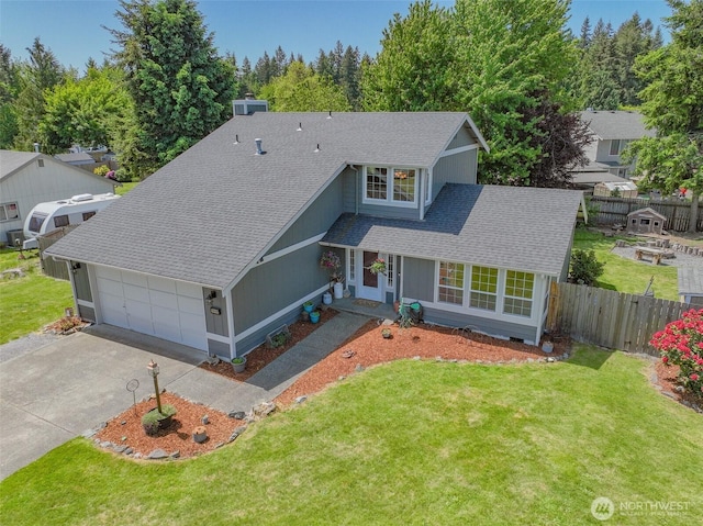 11420 232nd Avenue Ct E, Buckley, WA 98321 - view of front of home featuring a shingled roof, driveway, and an attached garage