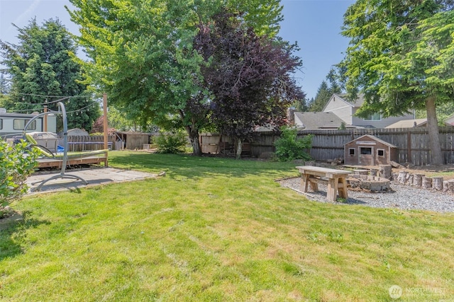 11420 232nd Avenue Ct E, Buckley, WA 98321 - view of yard with a patio and an outdoor structure