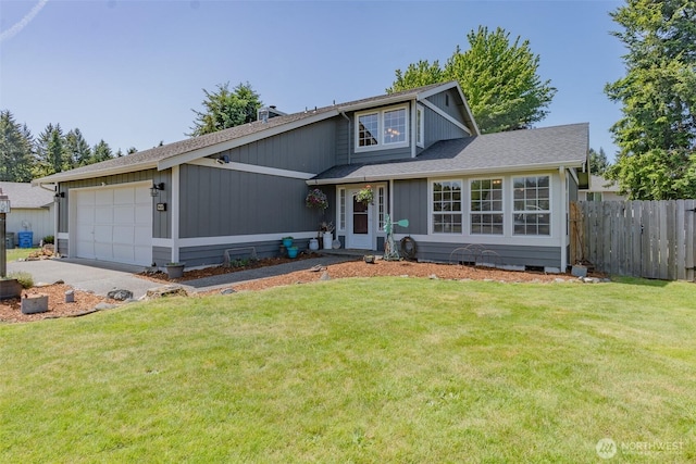 11420 232nd Avenue Ct E, Buckley, WA 98321 - view of front of property with an attached garage, driveway, and a chimney