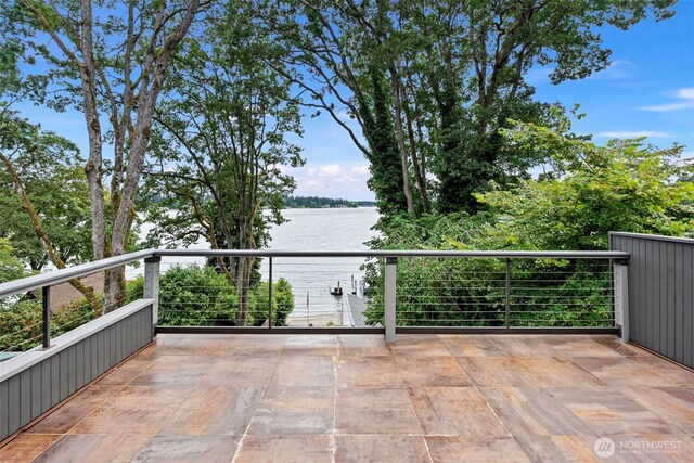7708 Walnut St SW, Lakewood, WA 98498 - patio / terrace featuring a water view