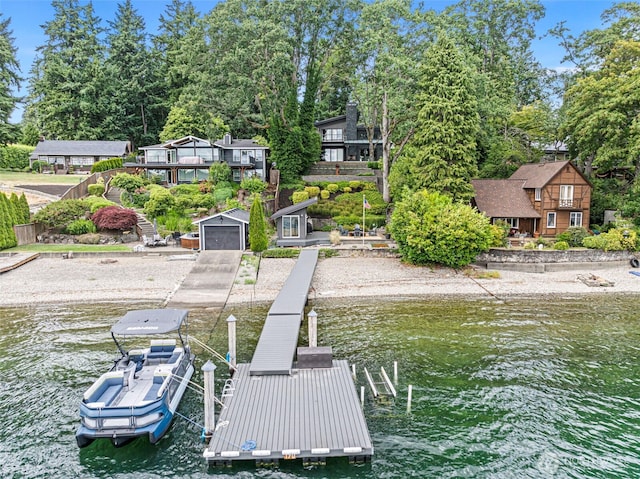 7708 Walnut St SW, Lakewood, WA 98498 - dock area featuring a water view