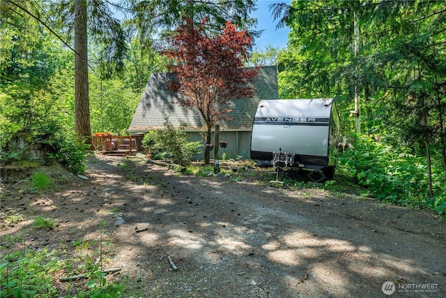 1741 NE Tahuya River Dr, Tahuya, WA 98588 - view of yard