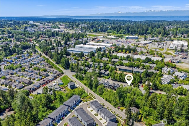 13629 26th Pl W Unit B104, Lynnwood, WA 98087 - view of property location with a heavily wooded area and mountains
