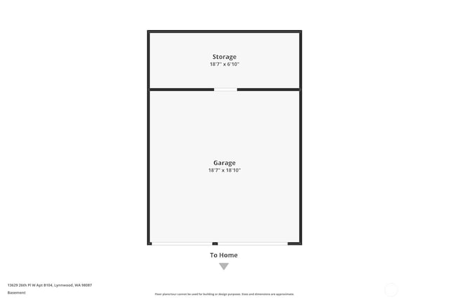 13629 26th Pl W Unit B104, Lynnwood, WA 98087 - floor plan / room layout