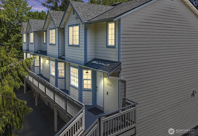 13629 26th Pl W Unit B104, Lynnwood, WA 98087 - back of property with a shingled roof