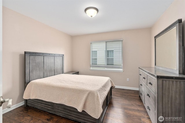 13327 SE 279th Pl, Kent, WA 98042 - bedroom featuring baseboards and dark wood-type flooring