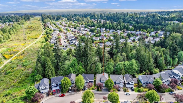 4817 SE 147th Pl, Everett, WA 98208 - aerial view of residential area with a heavily wooded area