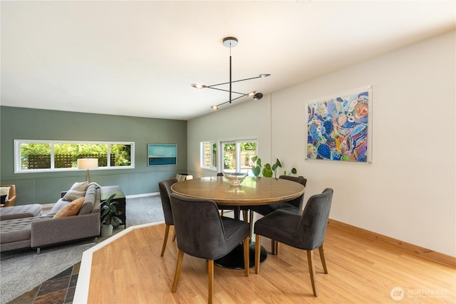 26933 NE Cherry St, Duvall, WA 98019 - dining space with a chandelier and wood finished floors