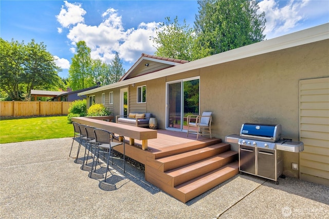 26933 NE Cherry St, Duvall, WA 98019 - view of patio with a deck and area for grilling
