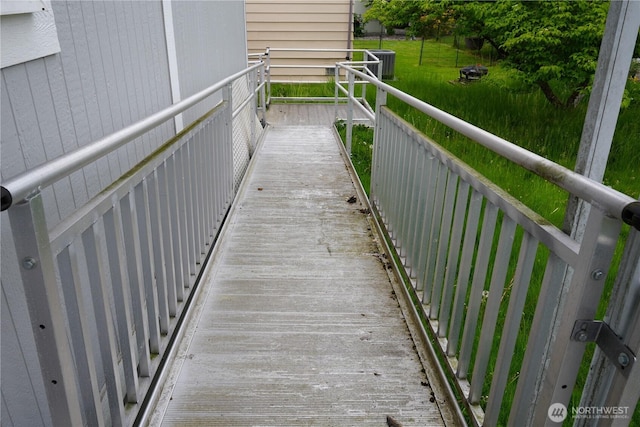 10711 62nd St E Unit 81A, Puyallup, WA 98372 - balcony with central AC unit