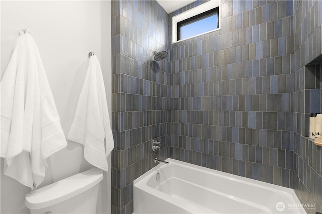 7116 NE 119th Ln, Kirkland, WA 98034 - full bathroom with bathtub / shower combination and toilet