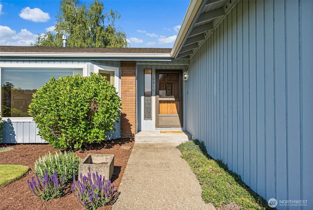 6410 151st Ave E, Sumner, WA 98390 - doorway to property featuring brick siding