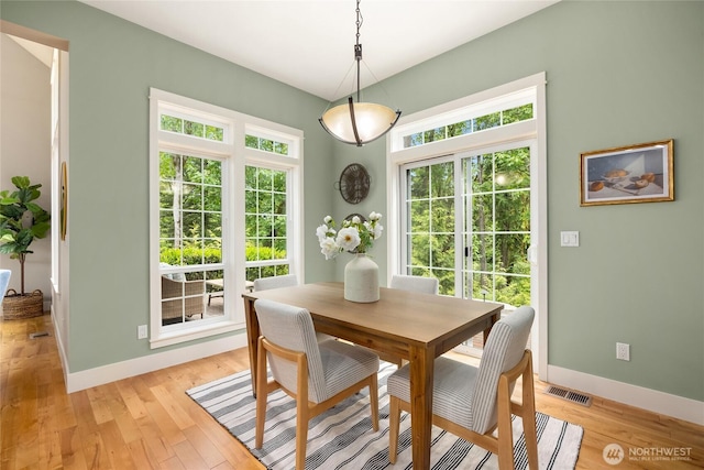 3029 Yankee Girl Cir NE, Bainbridge Island, WA 98110 - dining room with baseboards and light wood-type flooring