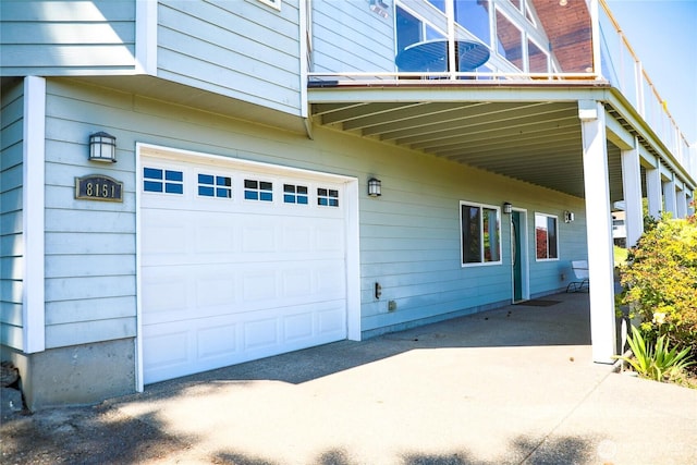 8151 E Seaview Dr, Port Orchard, WA 98366 - view of property exterior with a garage and driveway
