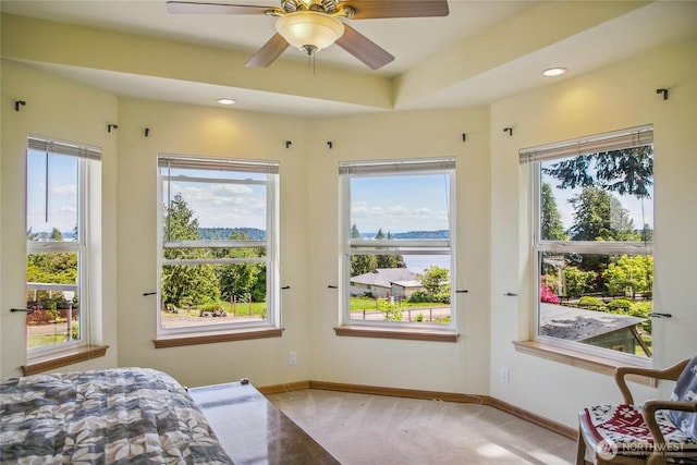 8151 E Seaview Dr, Port Orchard, WA 98366 - carpeted bedroom with baseboards and recessed lighting