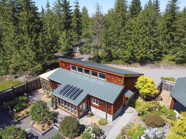 2734 Blue Mountain Rd, Sequim, WA 98362 - view from above of property featuring a forest