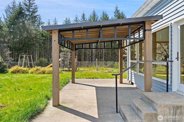 145 E Falcon Ct, Shelton, WA 98584 - view of patio / terrace