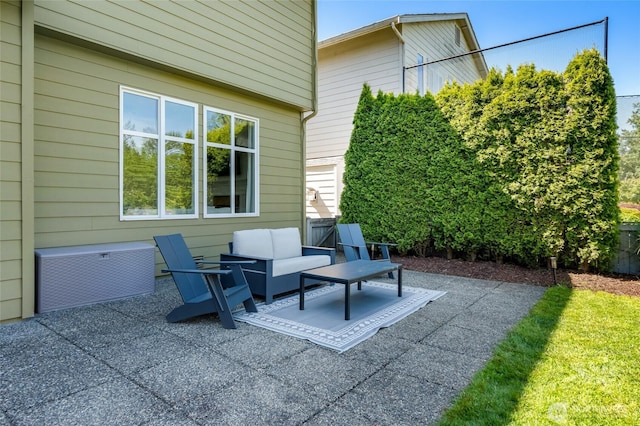 4844 Bridgeport Pl, Mukilteo, WA 98285 - view of patio with an outdoor hangout area