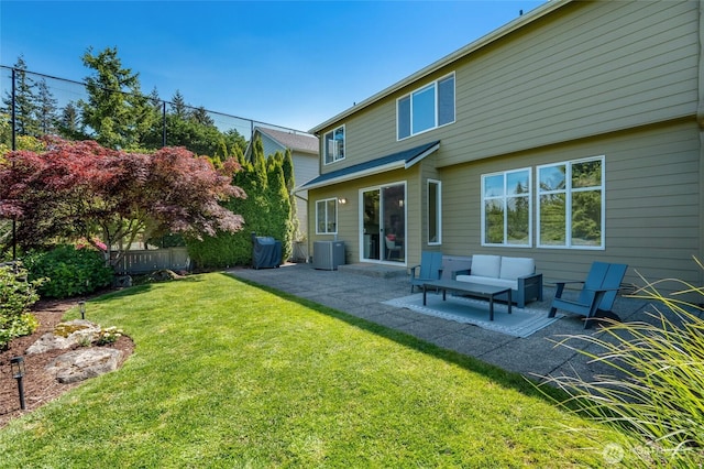 4844 Bridgeport Pl, Mukilteo, WA 98285 - rear view of property with central AC, a patio, and outdoor lounge area