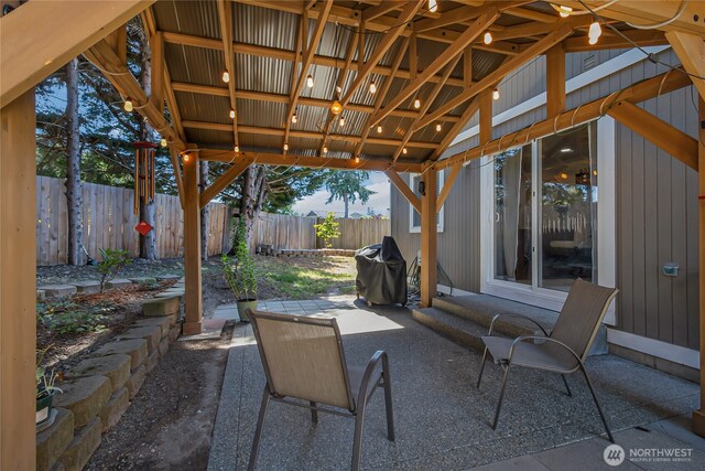 20003 13th Avenue Ct E, Spanaway, WA 98387 - view of patio / terrace featuring a grill and entry steps