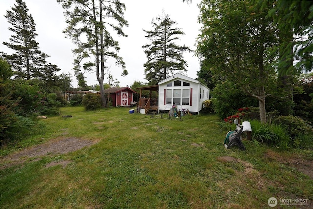 1710 254th St, Ocean Park, WA 98640 - view of grassy yard