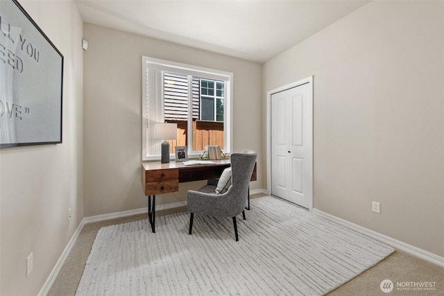 4105 215th St SE, Bothell, WA 98021 - home office featuring baseboards and carpet floors