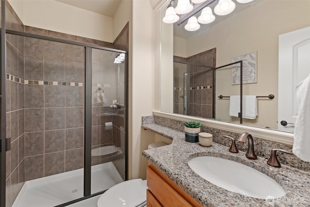 4105 215th St SE, Bothell, WA 98021 - full bath with vanity, toilet, and a shower stall