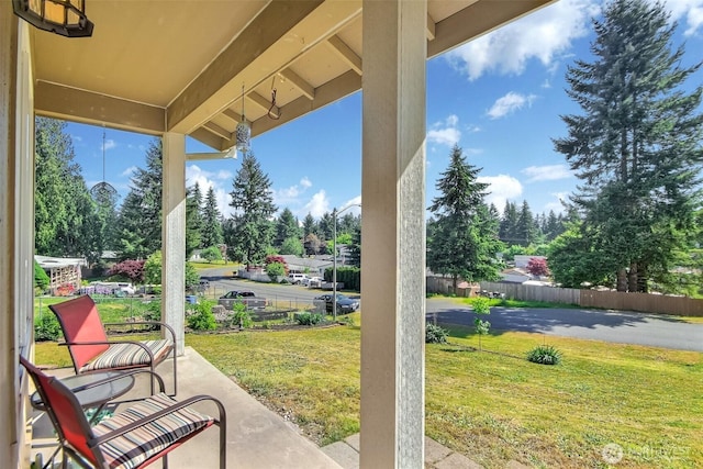 13502 215th Ave E, Bonney Lake, WA 98391 - view of patio with view of wooded area