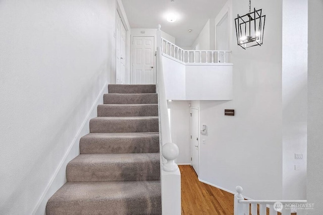 1112 SW 326th Pl, Federal Way, WA 98023 - stairs featuring wood finished floors