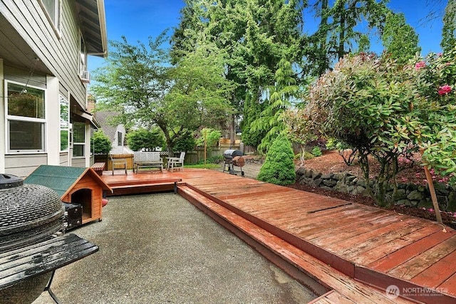 1112 SW 326th Pl, Federal Way, WA 98023 - wooden terrace with a grill