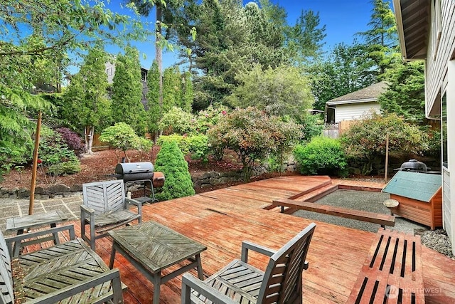 1112 SW 326th Pl, Federal Way, WA 98023 - wooden deck featuring area for grilling